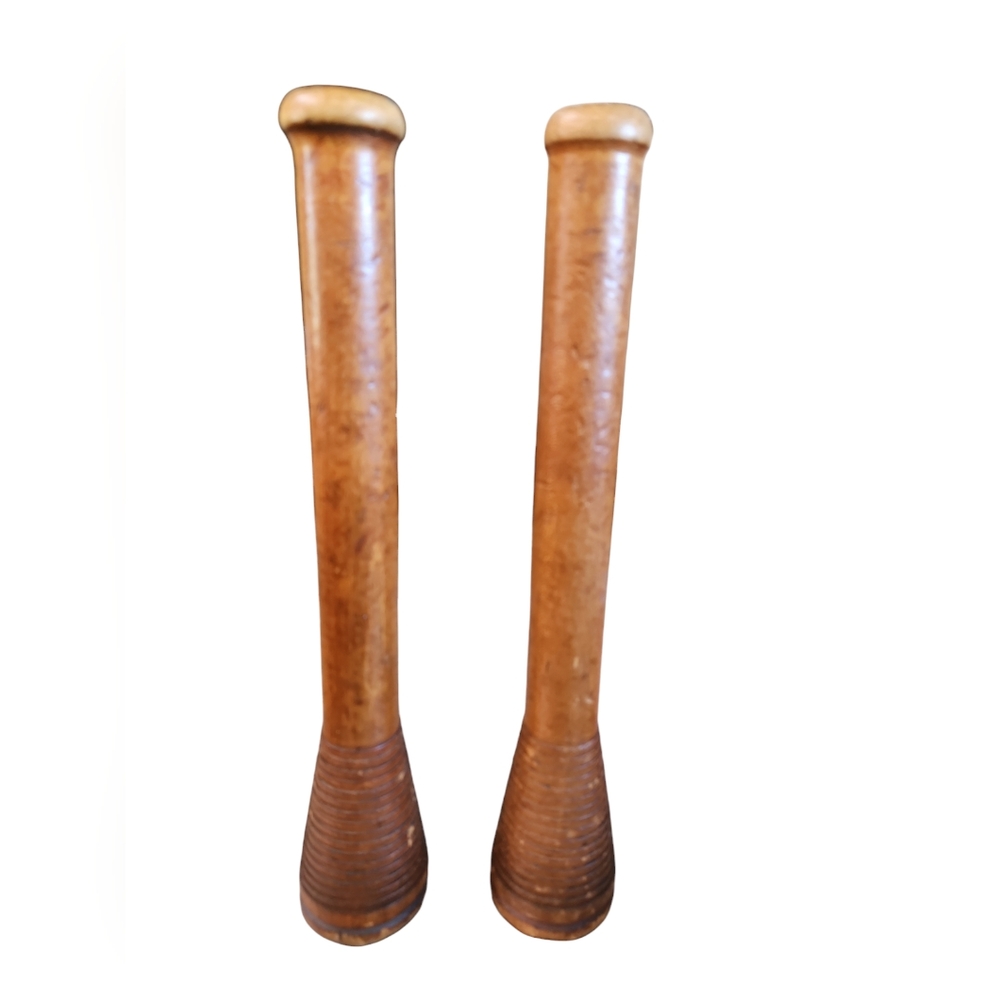 Antique Wooden Wool Spools